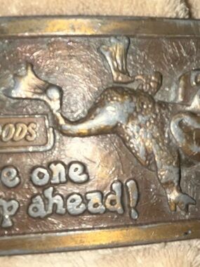Bronze Toned Decorative Plaque with Fish Relief